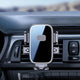 Universal Car Air Vent Phone Mount (Black Mirror Finish) — 360° Adjustable, Non-Slip Navigation Holder, Compatible with Most Smartphones