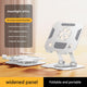 White 360 Degree Rotating Tablet and Phone Stand Adjustable Desktop Holder Foldable Aluminium Alloy Device Stand for Video Calls Streaming Study and Office Us
