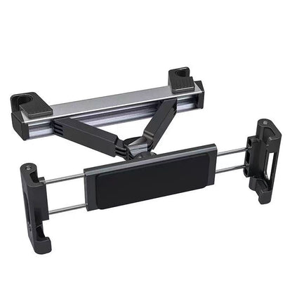 360° Rotating Car Back Seat Tablet & Phone Holder – Adjustable Headrest Mount for 4.7–12.9 Inch Devices, Universal Car Rear Entertainment Stand