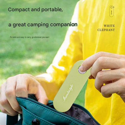 Home Fruit & Vegetable Peeling and Slicing Prep Set-Yellow Folding Peeler and Green Fruit Slicer - Portable Stainless Steel Kitchen Tools for Camping, Home Use, and Travel