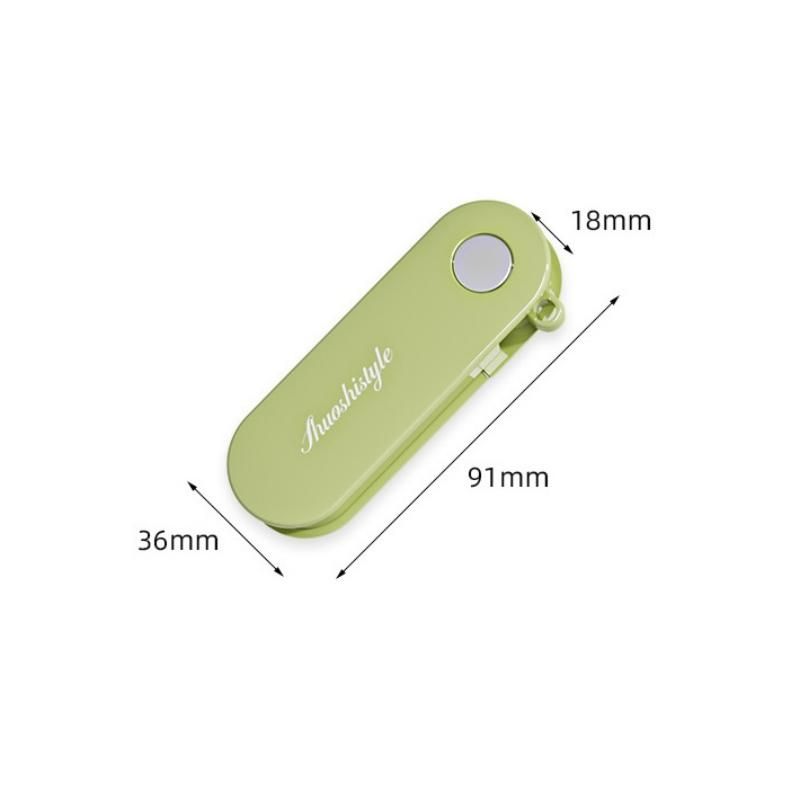 Home Fruit & Vegetable Peeling and Slicing Prep Set-Yellow Folding Peeler and Green Fruit Slicer - Portable Stainless Steel Kitchen Tools for Camping, Home Use, and Travel