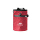 Climbing Chalk Bag - Red Chalk Pouch with Adjustable Waist Belt, Storage Pocket and Fleece Lining for Rock Climbing, Bouldering, Weightlifting and Gym Training