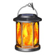 Solar Flame Lantern - Flickering Flame Effect Outdoor Hanging Garden Light with 600mAh Battery for Patio, Yard, Pathway, Lawn and Landscape Decor