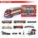 Electric Modern Toy Train Set Vehicle Rail Track Carriages With sound and lighting Kids - Mekamart Australia