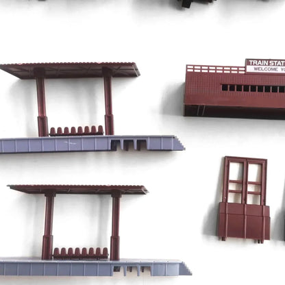 Electric Modern Toy Train Set Vehicle Rail Track Carriages With sound and lighting Kids - Mekamart Australia