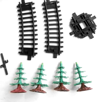 Electric Modern Toy Train Set Vehicle Rail Track Carriages With sound and lighting Kids - Mekamart Australia