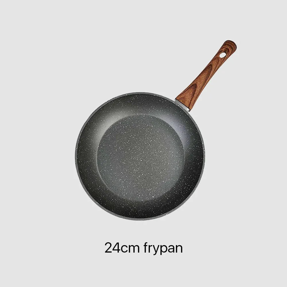 5Pieces Non-Stick Marble Coating Saucepan/Casserole/Fry Pan Cookware Set - Mekamart Australia