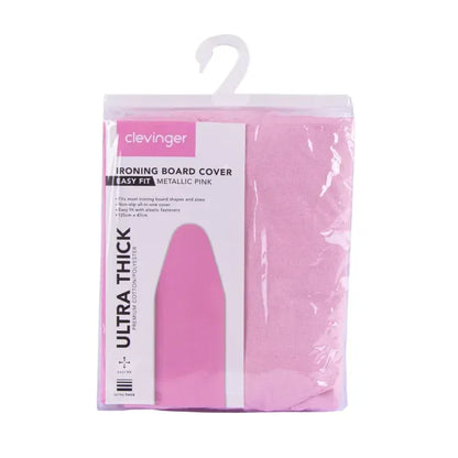 Ironing Board Cover 35x 115cm -Metallic Pink - Mekamart Australia