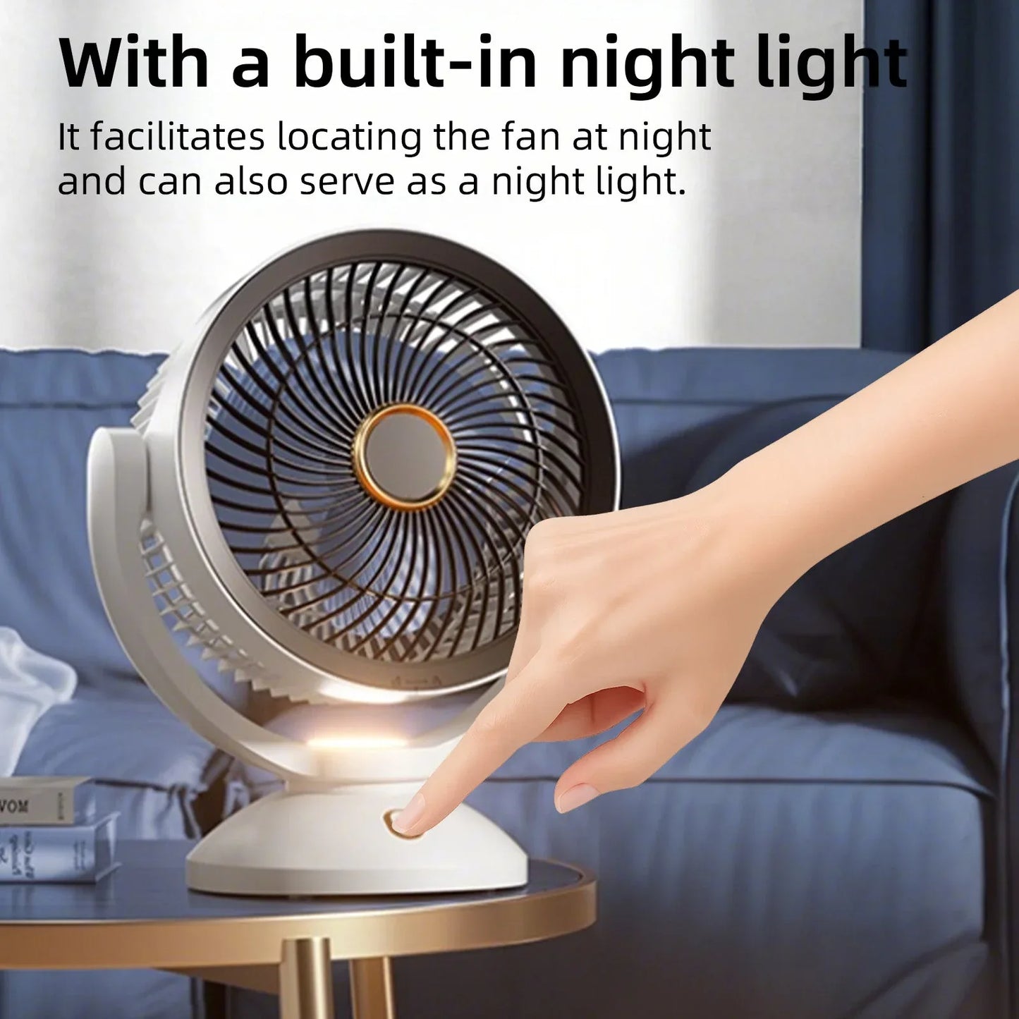 2000mAh RECHARGEABLE FAN - Mekamart Australia