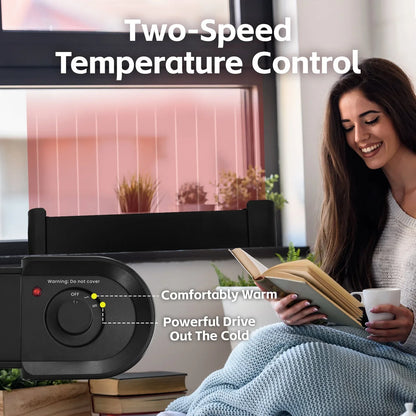 2200W Graphene Floor Electric Heater – Fast Heating, Energy-Efficient, Portable Indoor Heater - Mekamart Australia