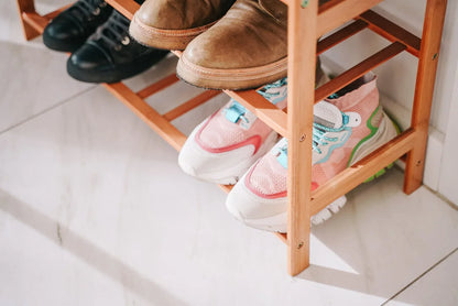 Bamboo 3 Tiers Layers Storage Shoe Rack & Organiser - Mekamart Australia