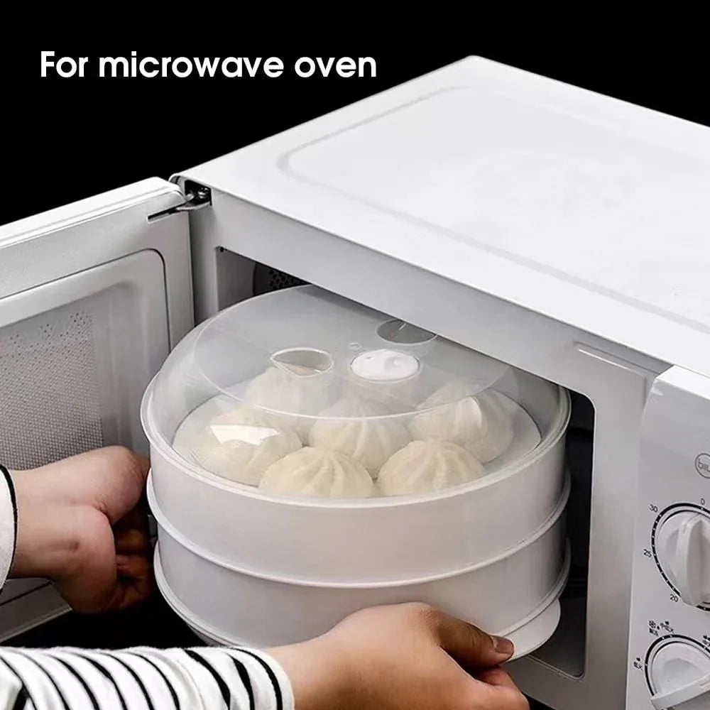 2 Tier Microwave Steamer - Mekamart Australia