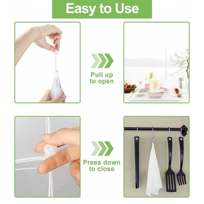 33cm Square Pop-up Mesh Food Cover - Mekamart Australia