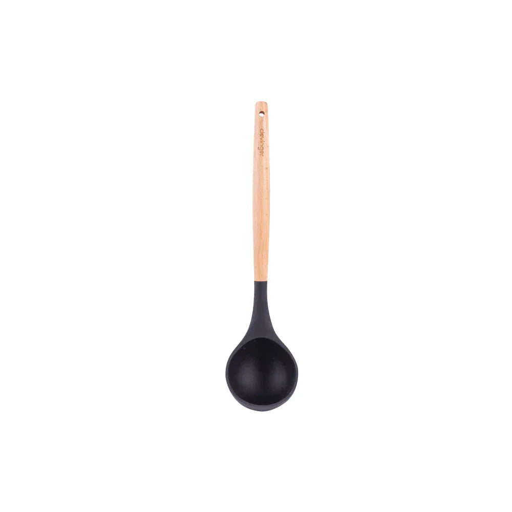 Beechwood & silicone ladle charcoal - Mekamart Australia