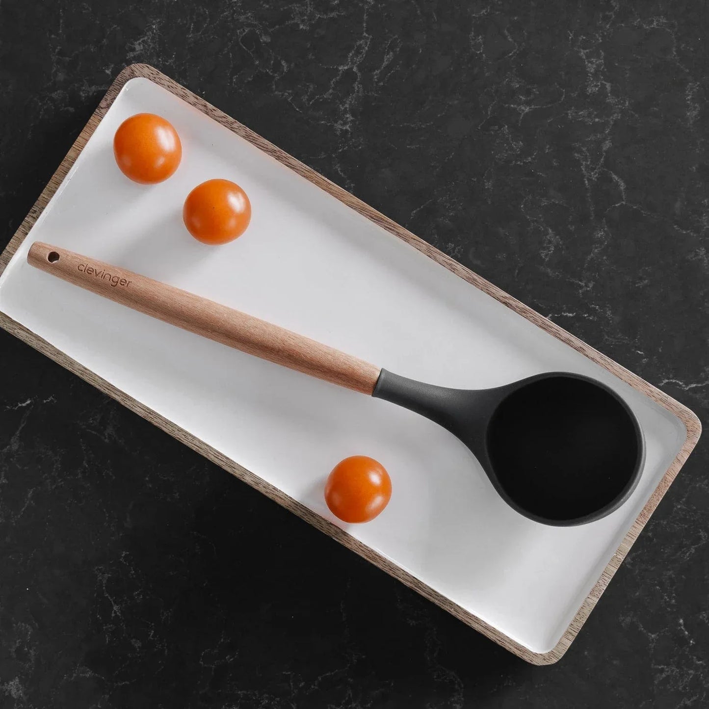 Beechwood & silicone ladle charcoal - Mekamart Australia
