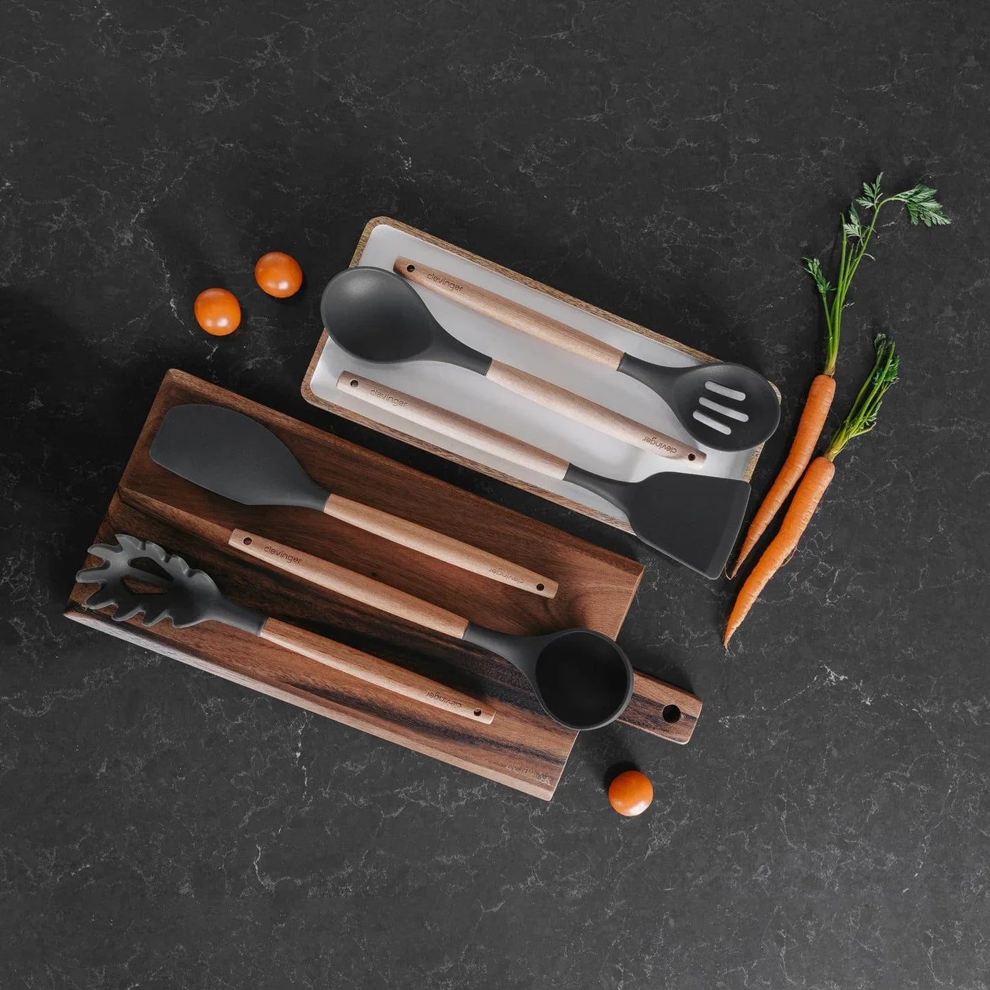 Beechwood & silicone ladle charcoal - Mekamart Australia