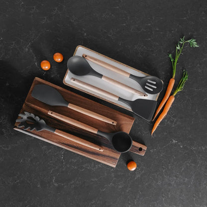 Beechwood & silicone ladle charcoal - Mekamart Australia
