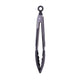 Stainless steel & silicone tongs charcoal - Mekamart Australia