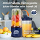 400ml USB-C Rechargeable Portable Juicer with Travel Lid – Personal Blender for Smoothies & Shakes - Mekamart Australia