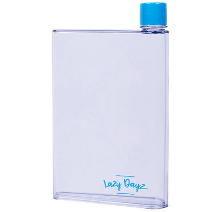 Lazy Dayz Flat Bottle 380ml - Blue - Mekamart Australia