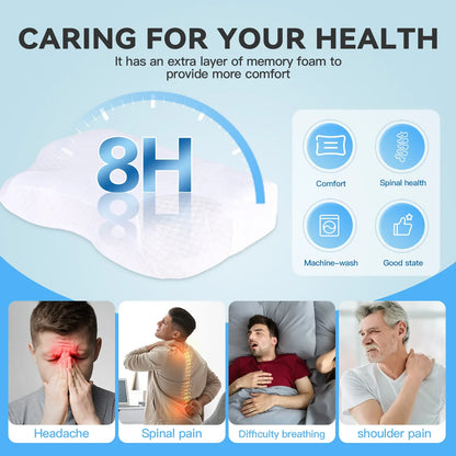 CPAP Contour Sleep Therapy Memory Foam Pillow - Mekamart Australia