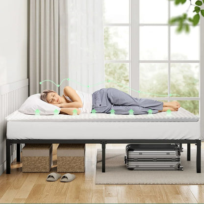 8cm Memory Foam Topper with Bamboo Mattress Cover - Queen - Mekamart Australia