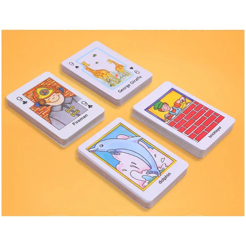 Crazy Eight Hearts Old Maid Fish Educational children card games - Old Maid - Mekamart Australia