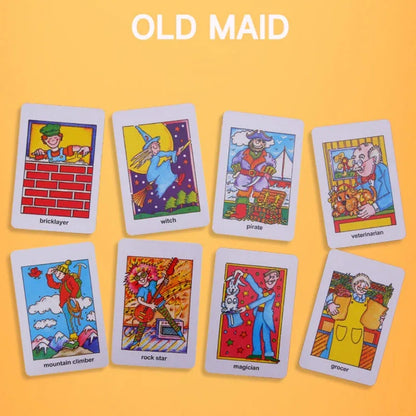 Crazy Eight Hearts Old Maid Fish Educational children card games - Old Maid - Mekamart Australia