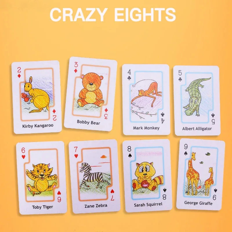 Crazy Eight Hearts Old Maid Fish Educational children card games - Old Maid - Mekamart Australia
