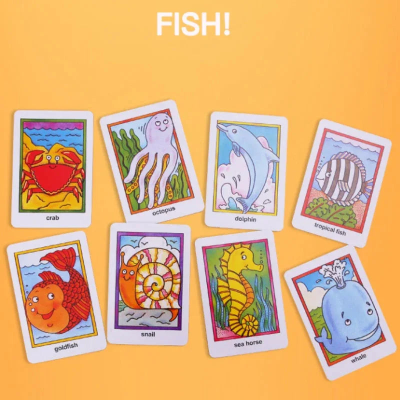Crazy Eight Hearts Old Maid Fish Educational children card games - Old Maid - Mekamart Australia