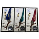 Harry Potter Vintage Feather Dip Pen Writing Set with ink Calligraphy Quill Pen Gifts - CLARET RED