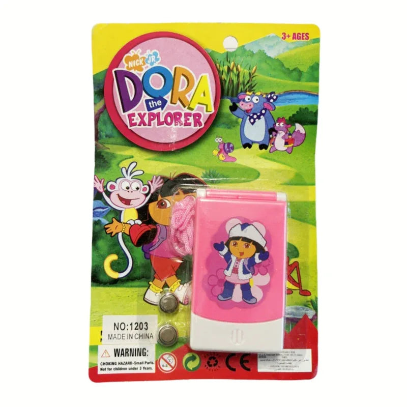 Toy mobile phone -Dora - Pink - Mekamart Australia