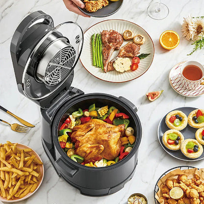 Hoper Layer Multi-functional 2 in 1 air fryer & smokeless BBQ grill KZ-50 - Mekamart Australia