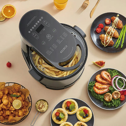 Hoper Layer Multi-functional 2 in 1 air fryer & smokeless BBQ grill KZ-50 - Mekamart Australia