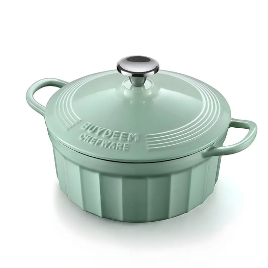 BUYDEEM Enameled Cast-Iron Dutch Oven - Mekamart Australia