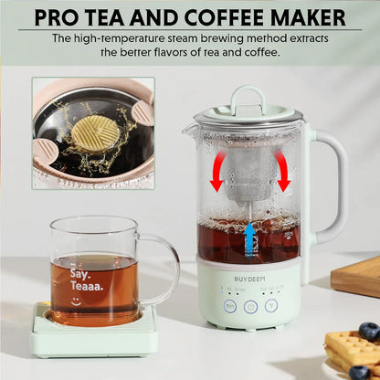 BUYDEEM Mini Multi-function Tea/Coffee Maker K32 600ml - Mekamart Australia