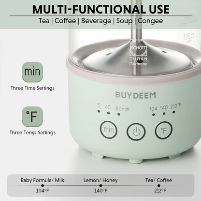 BUYDEEM Mini Multi-function Tea/Coffee Maker K32 600ml - Mekamart Australia