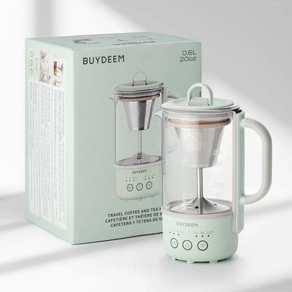 BUYDEEM Mini Multi-function Tea/Coffee Maker K32 600ml - Mekamart Australia