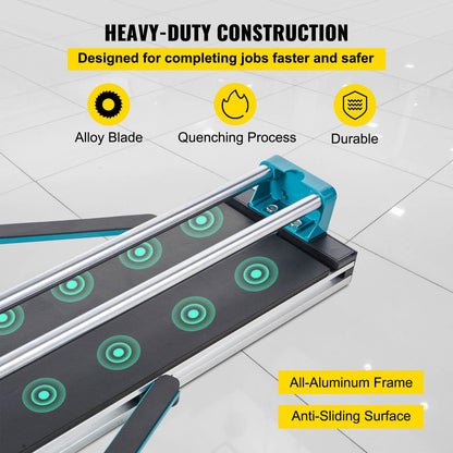 Manual Tile Cutter 1200mm Cutting Machine w/ Laser for Ceramic
