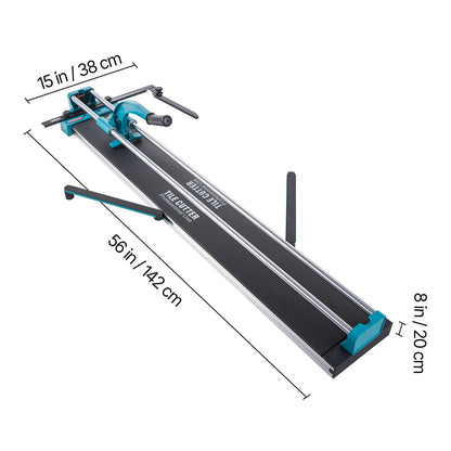 Manual Tile Cutter 1200mm Cutting Machine w/ Laser for Ceramic