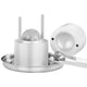 Ice Ball Press Kit, Aircraft Al Alloy Ice Press with Ice Block Mold, Large Mat, Tong, Drip Tray, One Glass, Round Ice Ball Maker 2.4"/60 mm Ice Sphere, for Whiskey, Cocktail on Party & Holiday