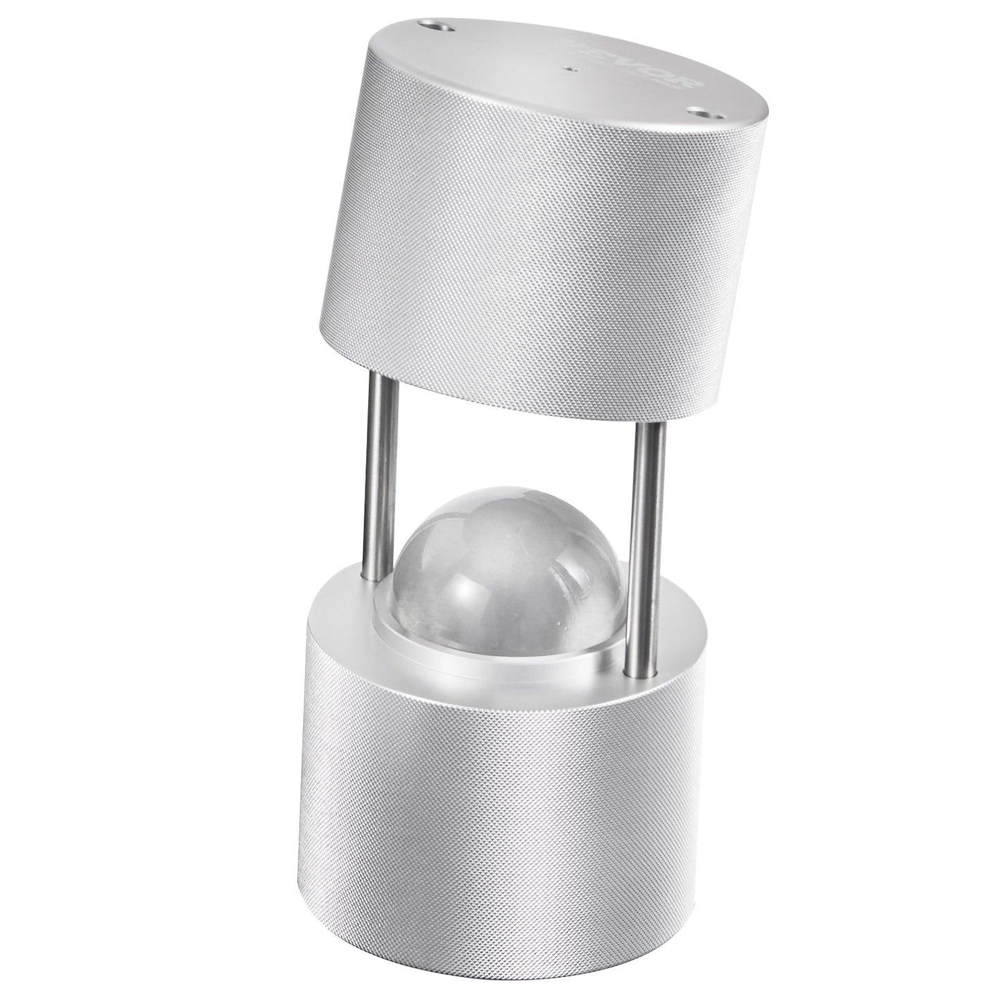 Ice Ball Press Kit, Aircraft Al Alloy Ice Press with Ice Block Mold, Large Mat, Tong, Drip Tray, One Glass, Round Ice Ball Maker 2.4"/60 mm Ice Sphere, for Whiskey, Cocktail on Party & Holiday