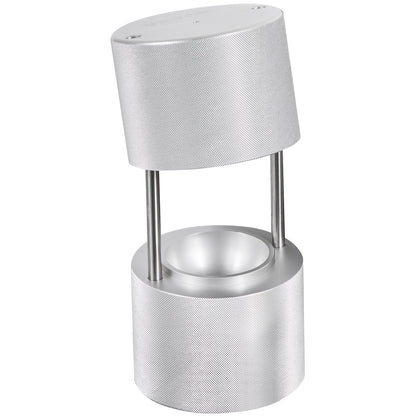 Ice Ball Press Kit, Aircraft Al Alloy Ice Press with Ice Block Mold, Large Mat, Tong, Drip Tray, One Glass, Round Ice Ball Maker 2.4"/60 mm Ice Sphere, for Whiskey, Cocktail on Party & Holiday