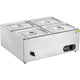 VEVOR Commercial Electric Food Warmer Countertop Buffet 4*12 Qt Pan Bain Marie - Mekamart Australia