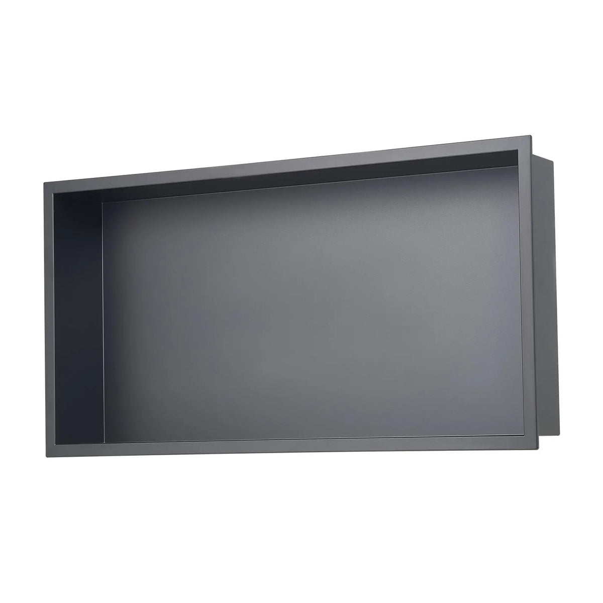 VEVOR Shower Niche, 33.0 x 63.5 x 10.2 cm Recessed Wall Niche, Heavy-duty Stainless Steel Modern Soap & Shampoo Storage Organizer, Sealed Waterproof, Durable & Easy to Install, Black for Bathroom - Mekamart Australia