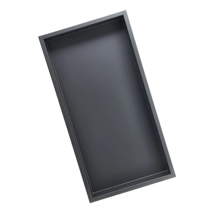 VEVOR Shower Niche, 33.0 x 63.5 x 10.2 cm Recessed Wall Niche, Heavy-duty Stainless Steel Modern Soap & Shampoo Storage Organizer, Sealed Waterproof, Durable & Easy to Install, Black for Bathroom - Mekamart Australia