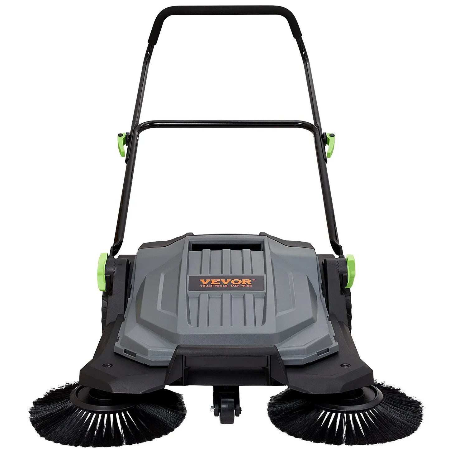 VEVOR Walk-behind Hand Push Floor Sweeper 25.6" Width 5 Gallon Waste Container - Mekamart Australia