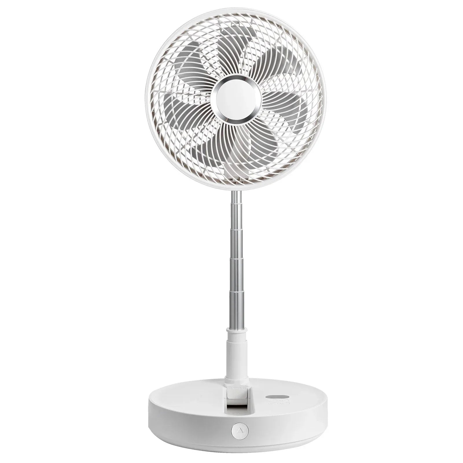 VEVOR 12 Inch Foldable Oscillating Standing Fan with Remote Control, 4 Speed Adjustable Portable Desk Quiet Fan, 7200mah Rechargeable USB Small Fan, Folded Rotating Floor Fan for Bedroom Office Travel - Mekamart Australia