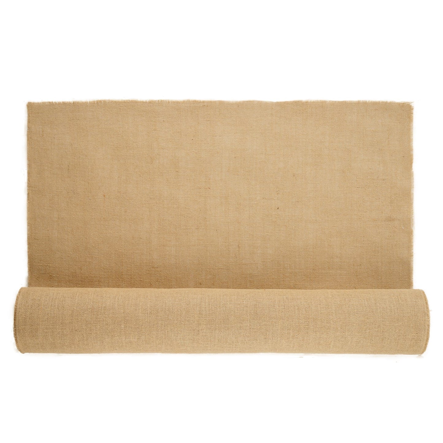 Burlap Fabric Roll, 1016 mm x 22.86 m & 50 x 50 Density Wide Natural Burlap Fabric Rolls, Jute Fabric Burlap Tree Wrap Roll, for Decor, Crafts, Wedding, Gardening, Plant & Tree Winter Covering