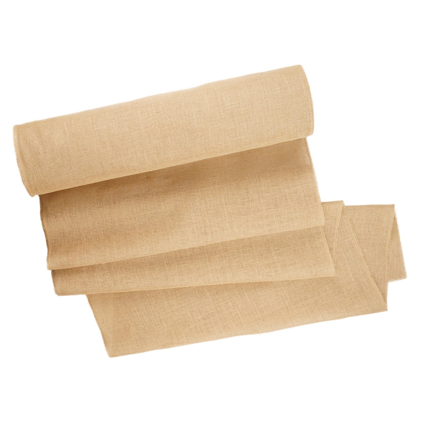 Burlap Fabric Roll, 1016 mm x 22.86 m & 50 x 50 Density Wide Natural Burlap Fabric Rolls, Jute Fabric Burlap Tree Wrap Roll, for Decor, Crafts, Wedding, Gardening, Plant & Tree Winter Covering